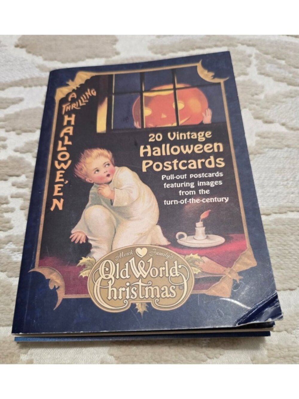 20 Vintage Halloween Postcards Book By Merck from 2003